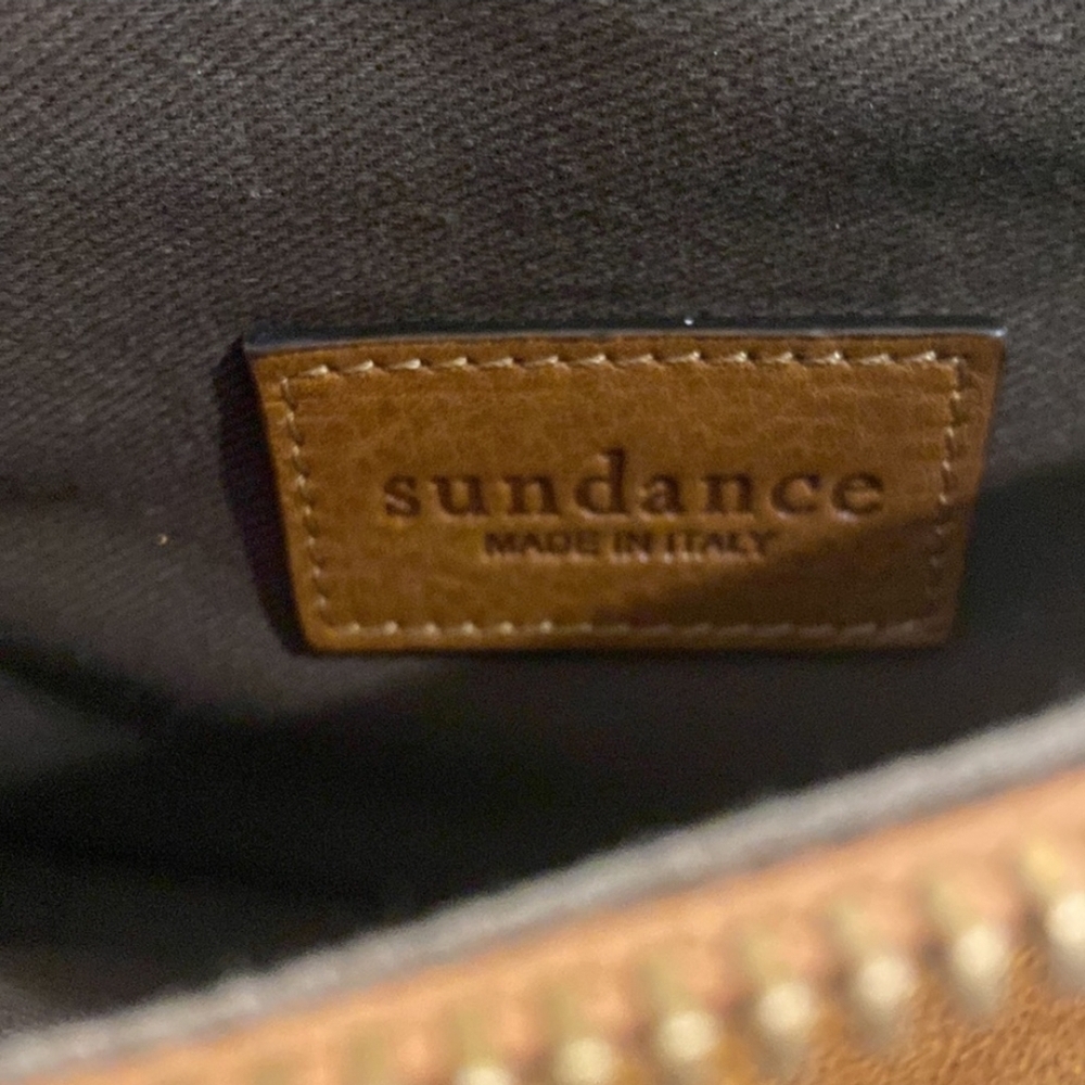 🌻 Sundance leather and suede belt or around the body bag, purse made in Italy. - Picture 5 of 15